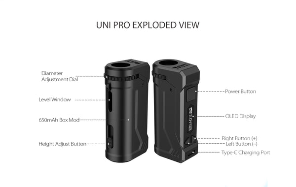 Yocan Uni Pro 510 Thread Battery - Blaxland Day and Night Pharmacy